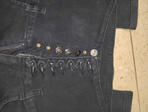 Stylish Dark Wash High-Waisted Jeans