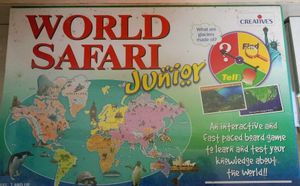 World Safari Junior Board Game