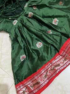 Green Kurta Set with Palazzo Pants