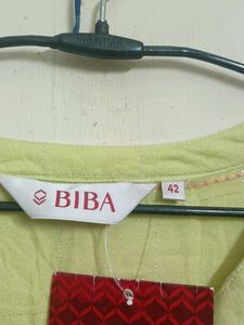 New Biba Green Kurta Size 42