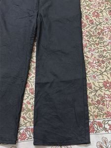 Black Wide Leg dungaree