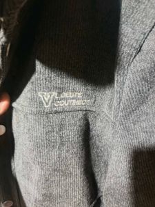 unisex Grey Corduroy Jacket