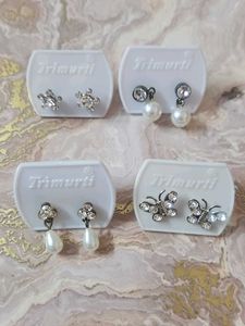 set of 2 Pairs Cute Stud Earrings || Get any