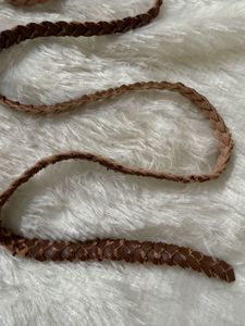 Braided Leather Belt