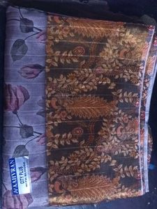 Elegant Printed Saree with Blouse