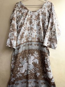 Beautiful Floral Print Kurta