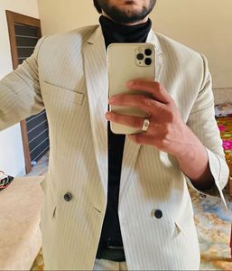 Men's Striped two piece Suit