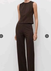 MANGO Pinstripe Co-ord Set
