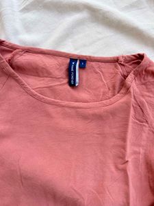 Chic Pink Embroidered Long Sleeve Top