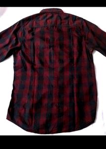 ROADSTER Men's Red &amp; Black Plaid Shirt
