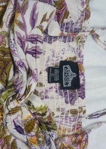 Boho Floral Print Mini Dress