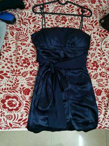 (imported from USA) Navy Blue Strapless Dress