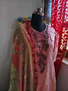 Beautiful Pink Kurta Set with Dupatta