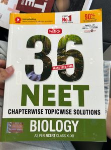 MTG 36 Years NEET Biology Chapterwise Solutions
