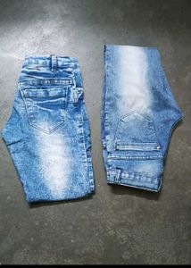 Stylish Washed Blue Jeans