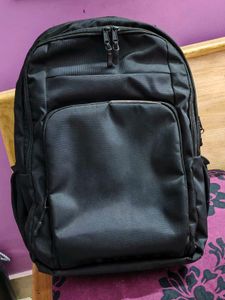 Classic Black Office Bag / School Backpack