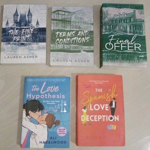 Set of 5 Popular Romance Novels