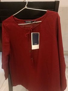 Cherokee (New) Maroon Tunic top