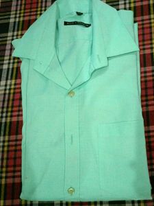 Men's Mint Green Casual Shirt