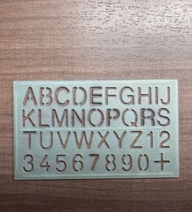 Hindi, English & Numerical Stencil - 22 Each