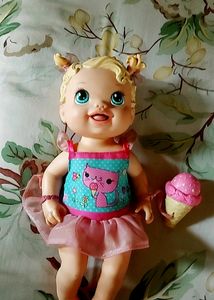 Baby Alive Doll with Ice Cream Cone