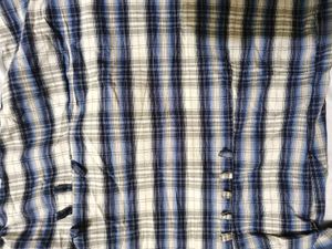 women's deep neck corset Plaid Shirt