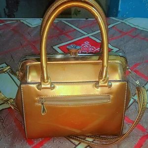 Golden Bag Bilkul Now Diamond Work