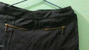 Blue Pants with Zipper Pockets