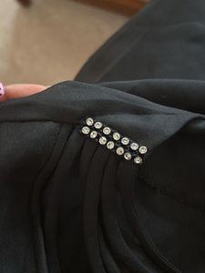 Elegant Black Sheer Blouse