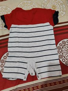 Cute Baby Romper with Elephant Design