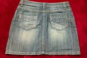 Brand New Dark Blue Denim Skirt