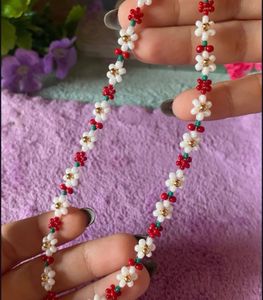 Daisy Beaded Bracelet
