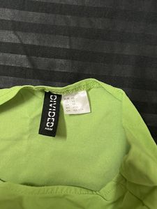 Halter Green Top
