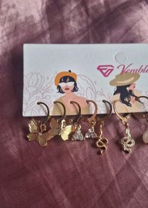Vemblley 7-Piece Earring Set
