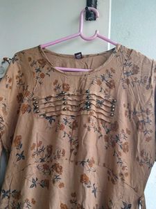 Floral Print Kurta