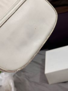 Chic White Top Handle Bag