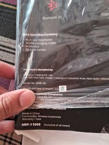 double battery Neckband 1 month backup ekko N06