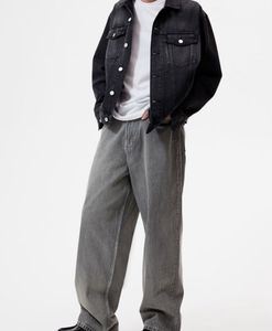 H&M Grey Baggy Denim