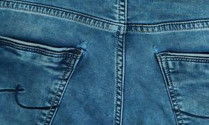 Men's Blue Washed Denim Jeans