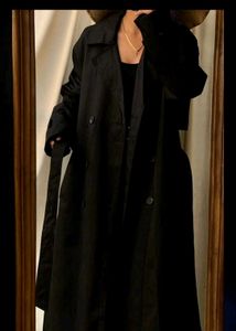 Classic Black Trench Coat