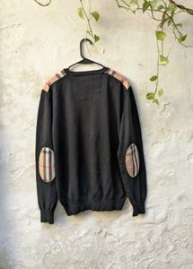 Burberry V-Neck Knit Sweater