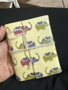 Cute Elephant Print Notebook
