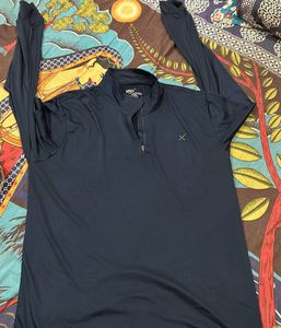 Hrx Navy Blue T Shirt