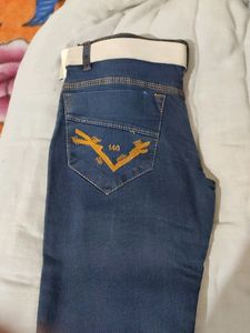 Formal Office Wear Blue Jeans For Boys