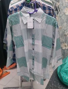 Patterned Long Sleeve Shirt