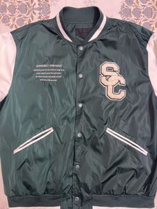 Frank Stone Korean Varsity Bomber Jacket –Medium