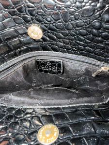 Gucci Bamboo Handle Monogram Shoulder Bag