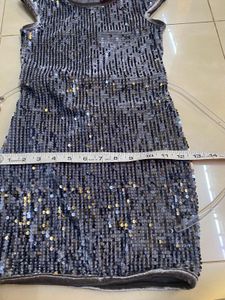 Dark Grey Sequined Dress (5.5 To 6.5)