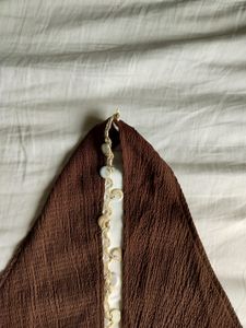 44 H&amp;M Embellished halterneck top