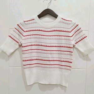 Striped Knit Top
